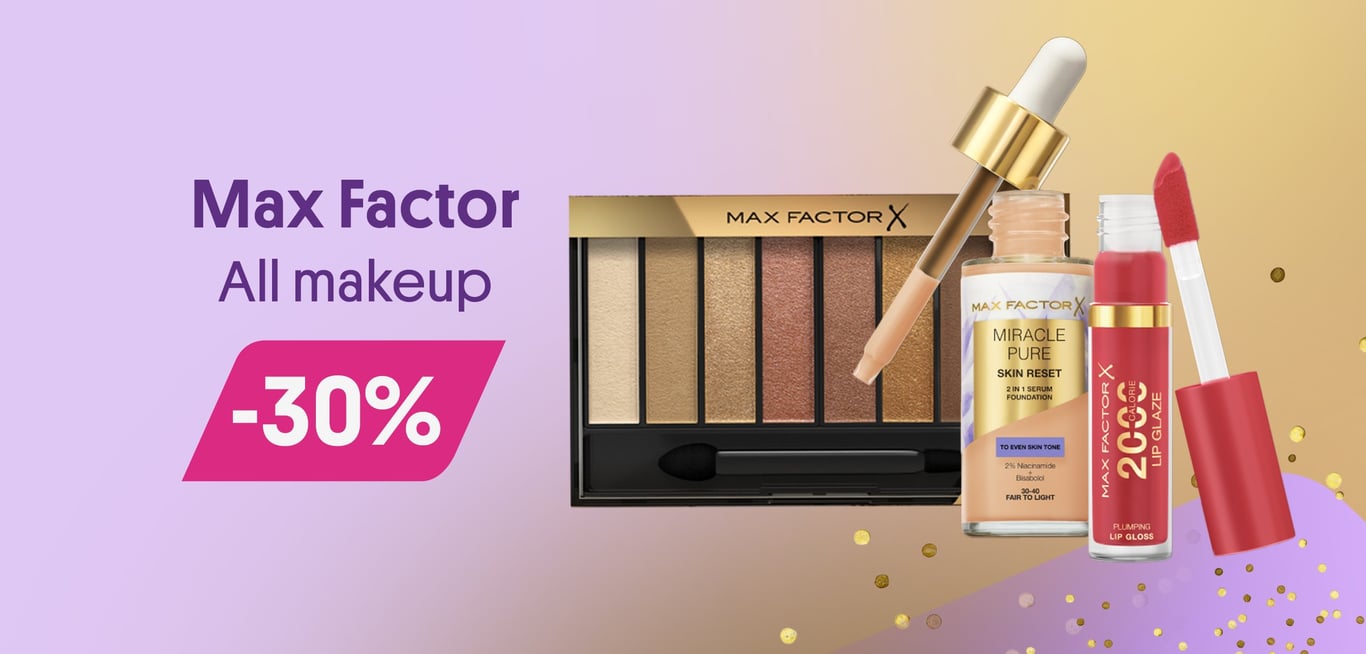 All makeup fra Max Factor -30%