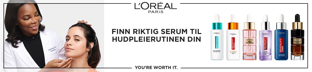 Loreal Paris, finn riktig serum til din hudpleierutine