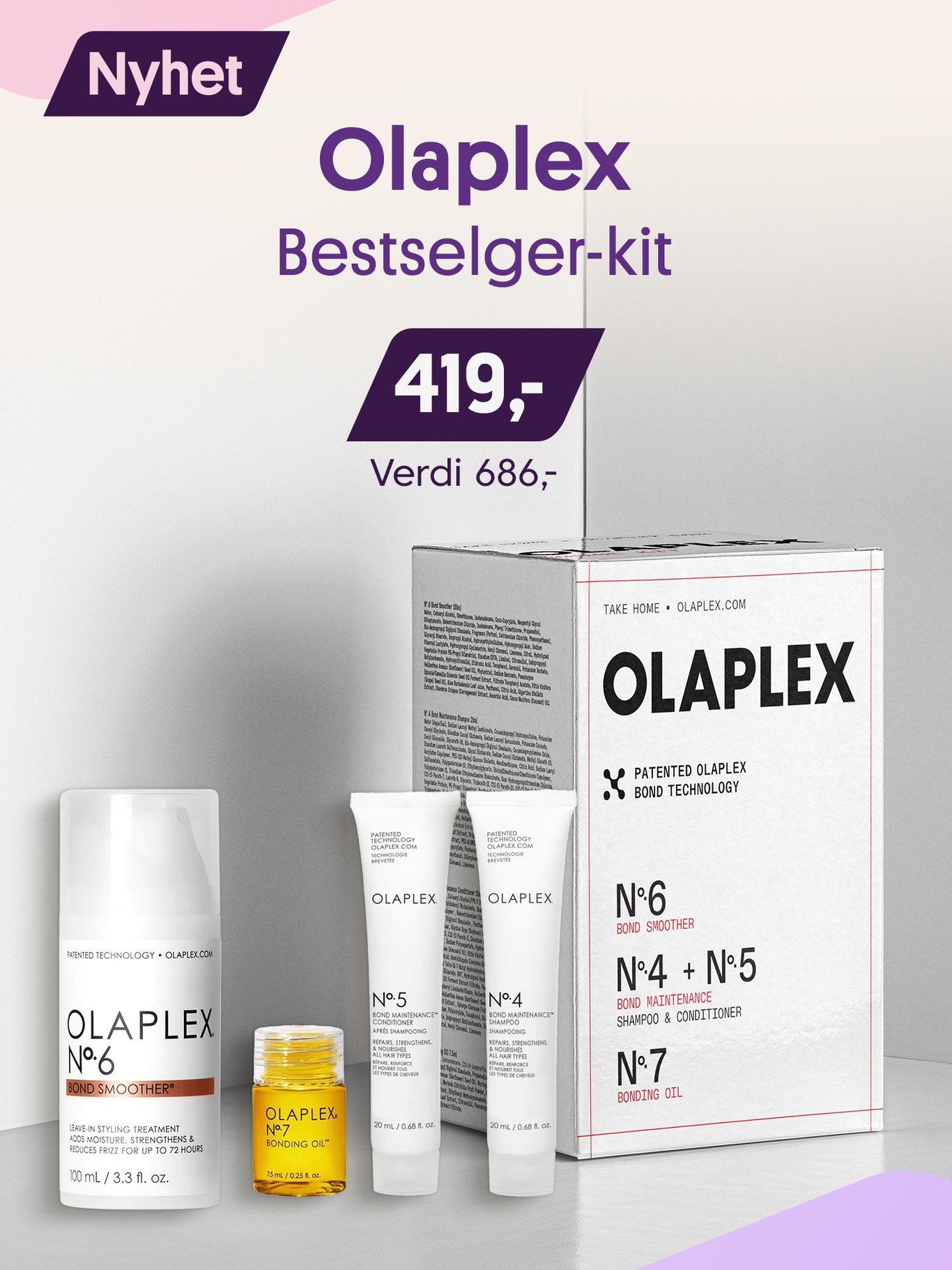 Olaplex bestseller set 419,-