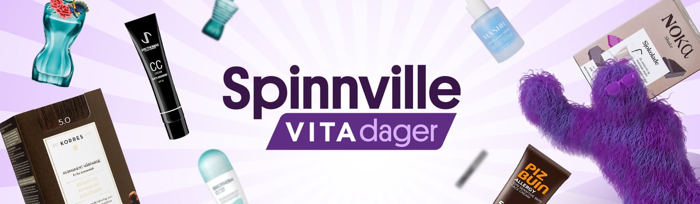 Spinnville VITA dager! Spinnville tilbud hele uken