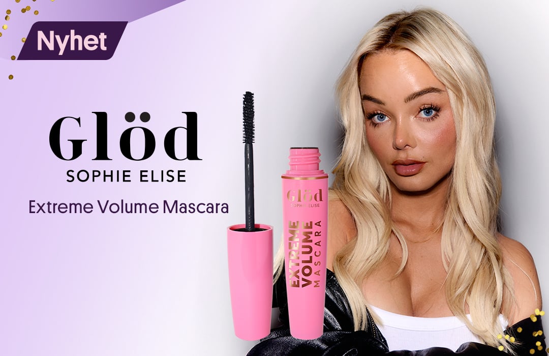 Nyhet fra Glöd Sophie Elise: Extreme volume mascara