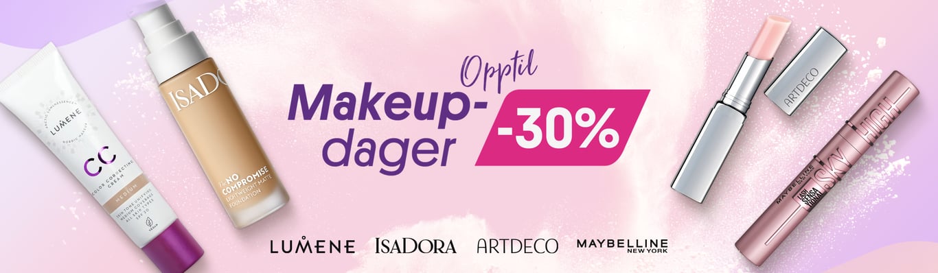 Make-up dager! Opptil -30%