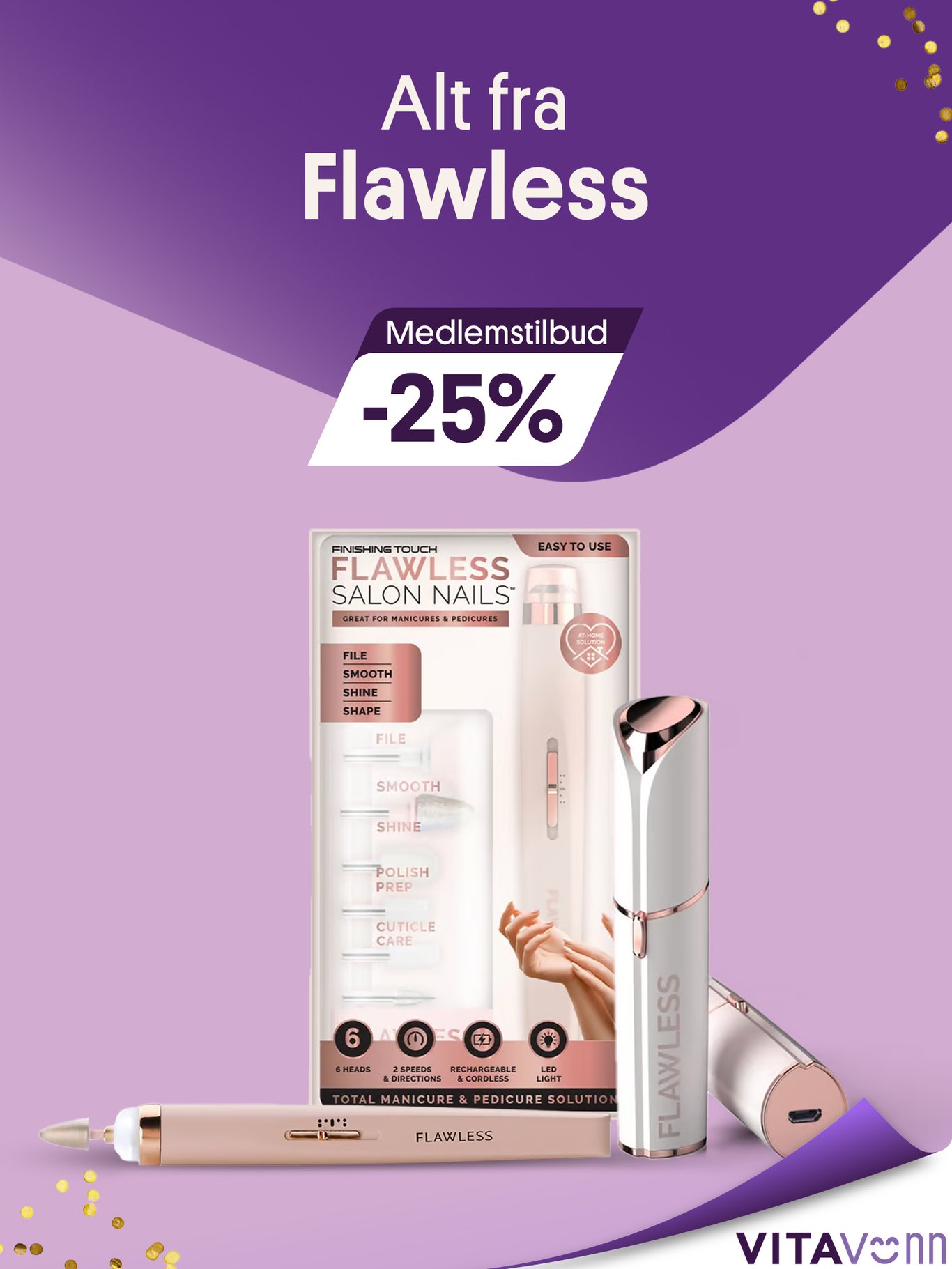 Medlemstilbud: Alt fra Flawless -25%