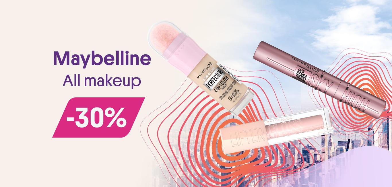 Alt fra Maybelline -30% 