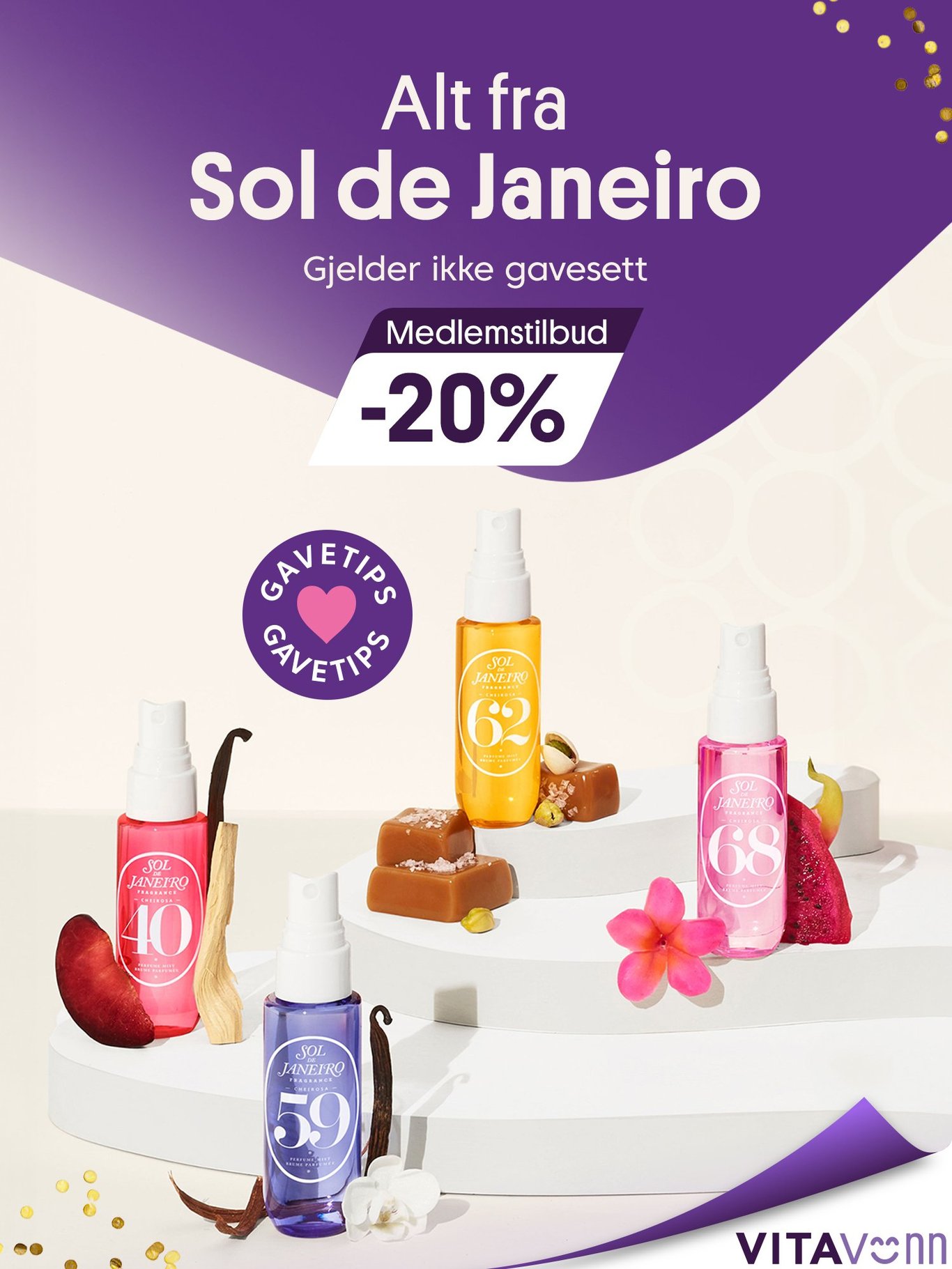 Medlemstilbud: Alt fra Sol de Janeiro -20%