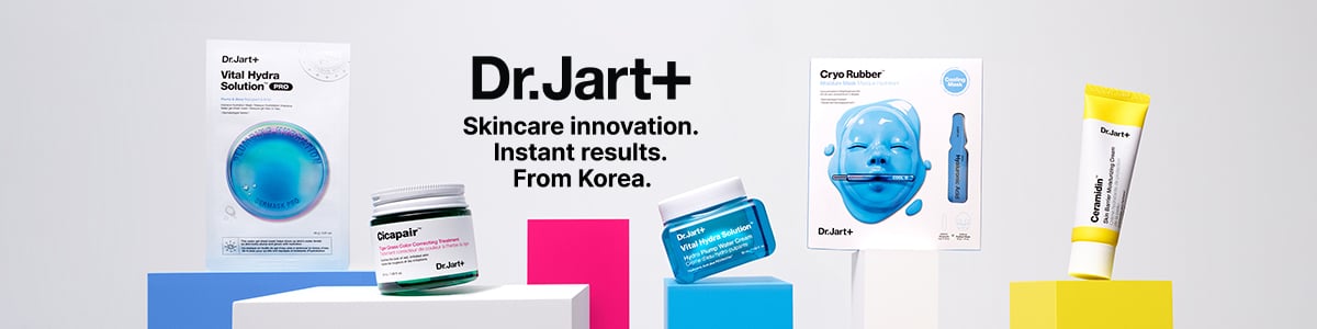 dr. Jart + Skincare innovation. Instant results. From Korea.