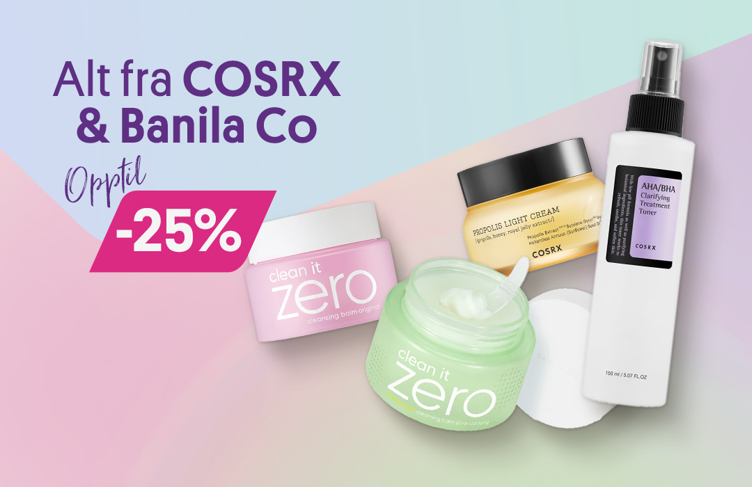 Alt fra Cosrx og Banila -25%