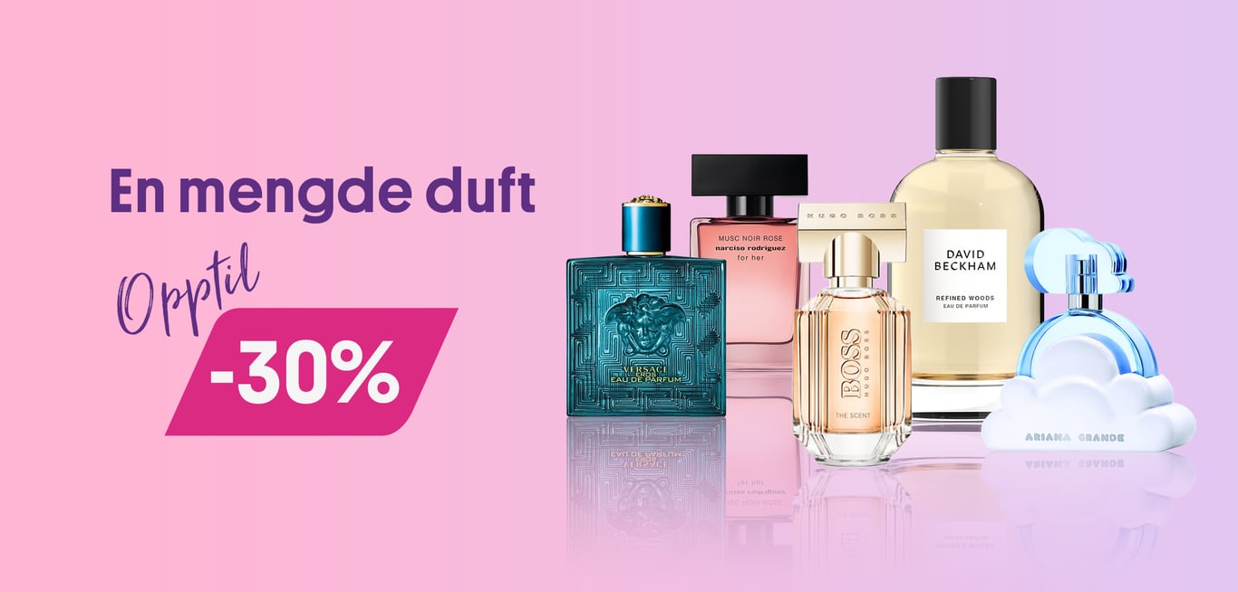 En mengde duft opptil -30%