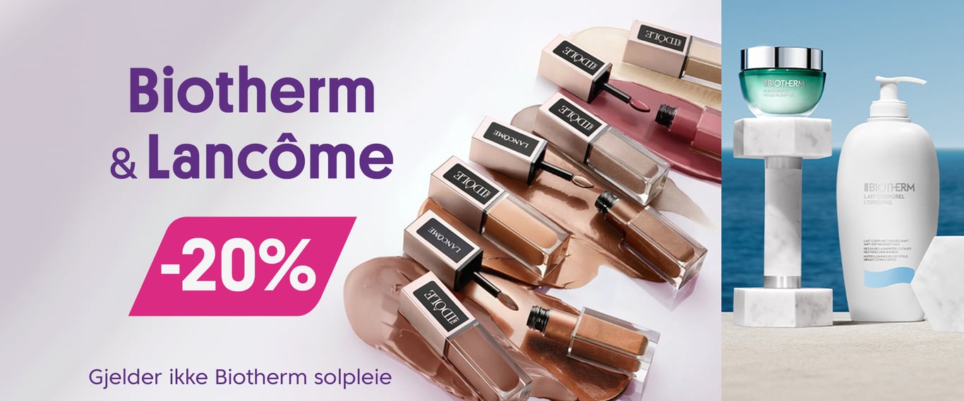 Biotherm & Lancome -25%