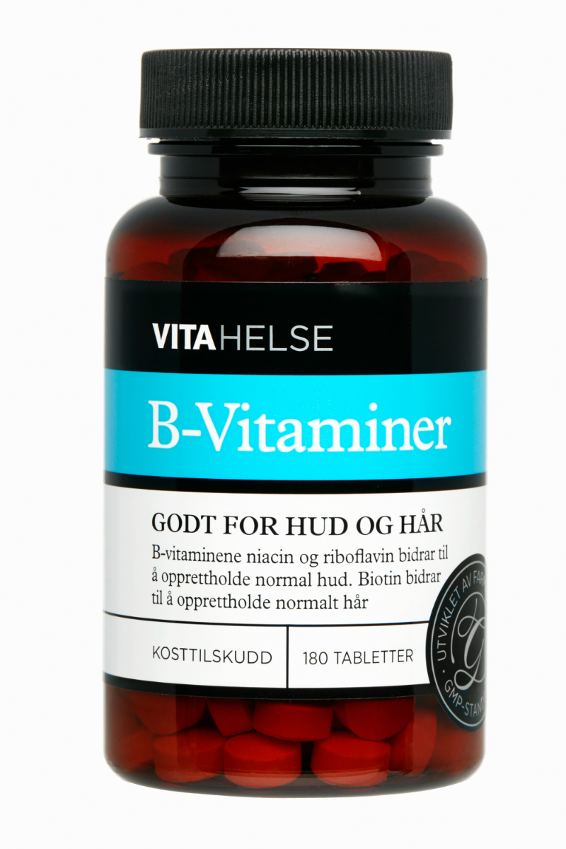 VITA HELSE B-VITAMINER 180STK | Vita.no