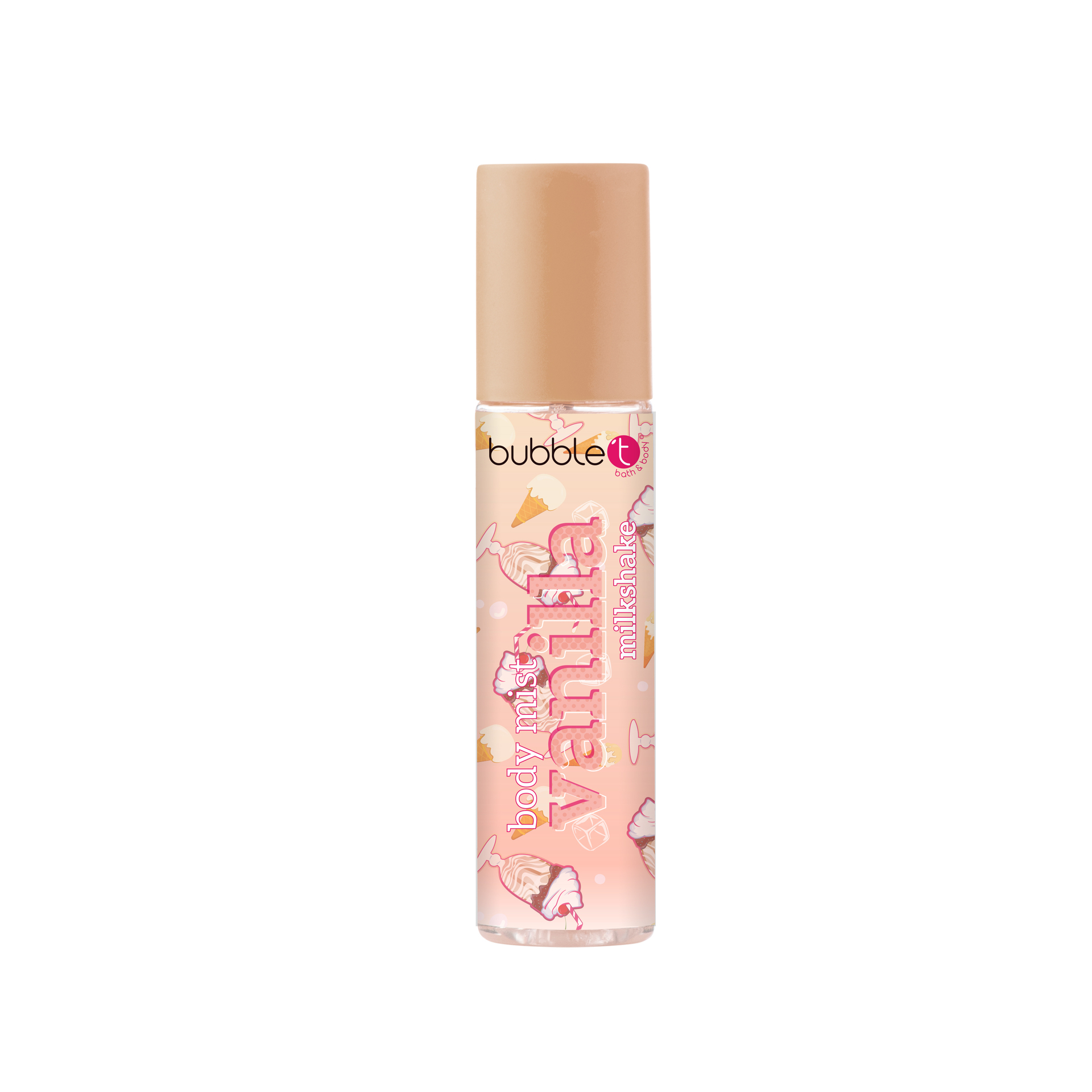 Bubblet Vanilla Milkshake Body Mist 150ml Vitano 