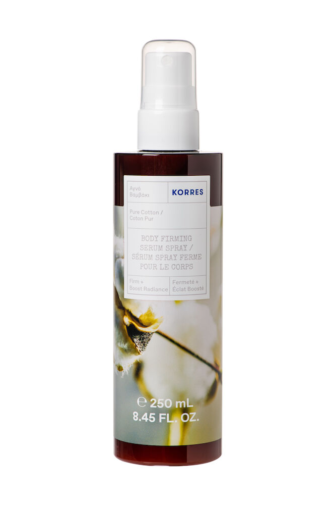 Korres Pure Cotton Body Firming Serum Spray 250 ml Vita.no